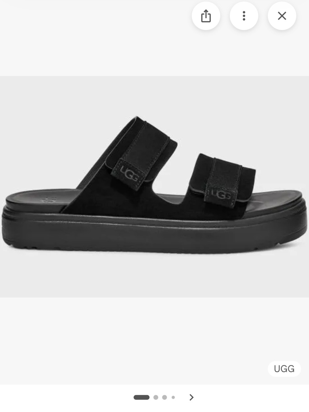 UGG Black Zayne Slide II